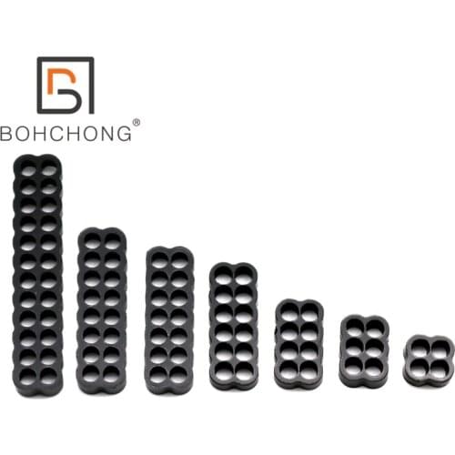 6 Colors 4Pin 6Pin 8Pin 12Pin 14Pin 16Pin 24Pin Acrylic Closed Cable Comb for Sleeved Computer Power Cables