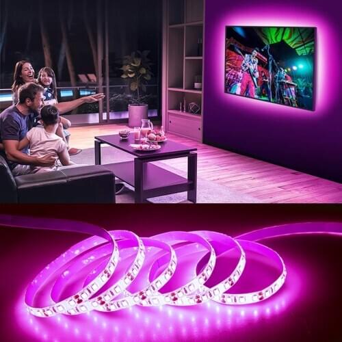 600 LEDs Backlight LED Strip Light 5m DC 12V LED Diode Tape Lamp HDTV Bedroom Living Room Background Decor HDTV Backlight