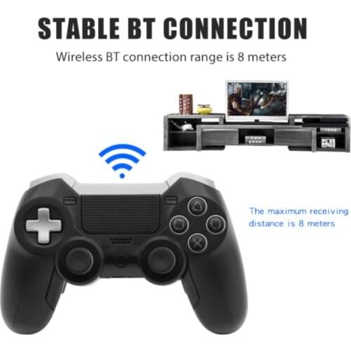PS4 Wireless Controller Gamepad Dual Vibration Elite Game Joystick For PS4 / PC with 3.5mm earphone jack bluetooth gampads