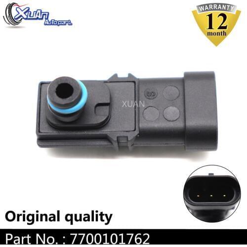 XUAN 7700101762 Boost Turbo Manifold Pressure MAP Sensor For Nissan ALMERA MICRA X-TRAIL NOTE QASHQAI 1.5 1.6 2.0 2.2 8200719629
