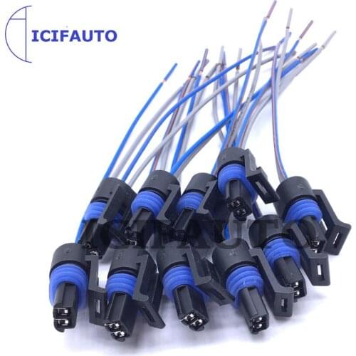 Coolant WaterTemperature Sensor Oil water separator 2Pin Connector Plug With Tails Wire Pigtail For Buick Cadillac Chevrolet GMC