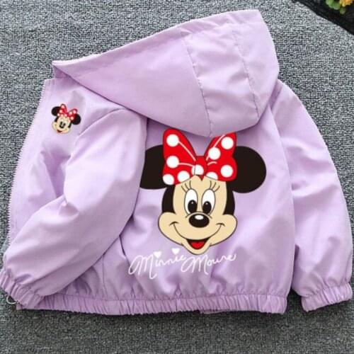 Children Jacket Autumn New Childrens Clothing Cartoon Minnie Jacket Boys Girls Baby Outing Jacket Children Zipper Cardigan