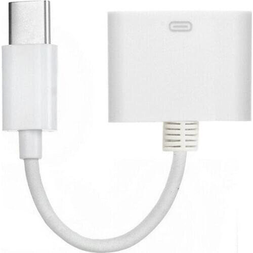 Dock 30Pin Female to USB-C USB 3.1 Type C Male Cable for Xiaomi 4c Onplus2 3 NEXUS 5X 6P LG G5 Huawei P9 ZUK