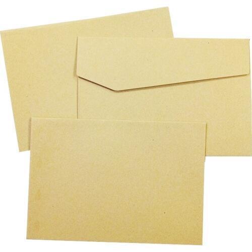 10pcs/lot Vintage Retro Blank Kraft Paper Envelopes European Style Wedding Party Sobres Invitation Shipping Bags