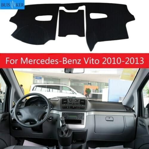 Car Inner Auto Dashboard Cover Dashmat Pad Carpet Sun Shade Dash Board Cover Fit For Mercedes-Benz Vito 2010 2011 2012 2013