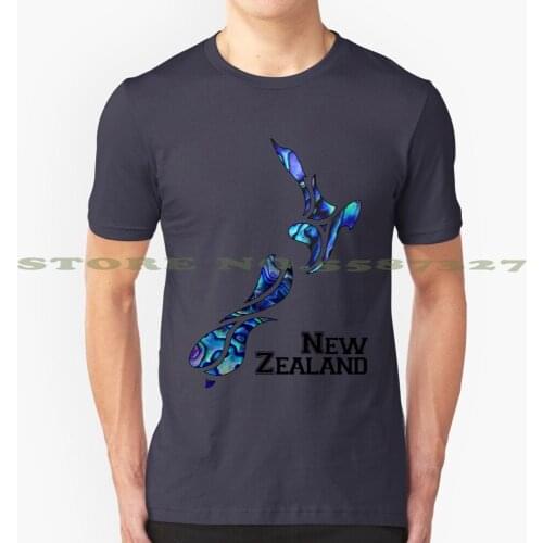 Fluid New Zealand Summer Funny T Shirt For Men Women New Zealand Kiwi Nz Paua Aotearoa Map Scanlon Fluid Wellington Auckland