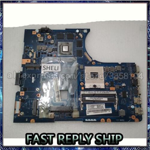 SHELI For Lenovo Y580 Motherboard with N13E-GE-A2 GTX660M LA-8002P 2GB 90000449 90000453 90000447 90001308 90001314
