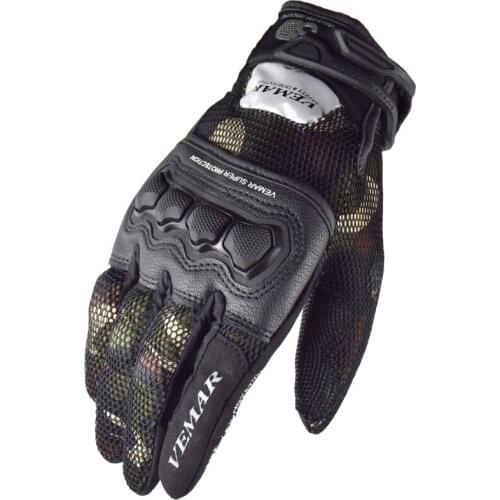 VEMAR Breathable 3D Mesh Motorcycle Gloves Touchscreen MTB Bike Motocross Gloves Summer Outdoor Sports Moto Accessories