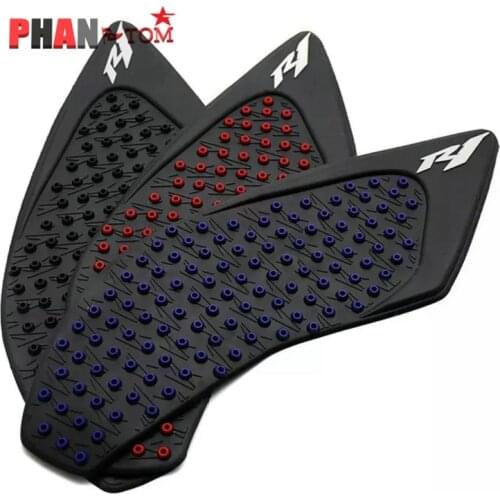 Motorcycle Anti Slip Decals Sticker 3M Traction Tank Pad Side Gas Knee Grip Pads For Yamaha YZF-R1 2015 2016 2017 R1