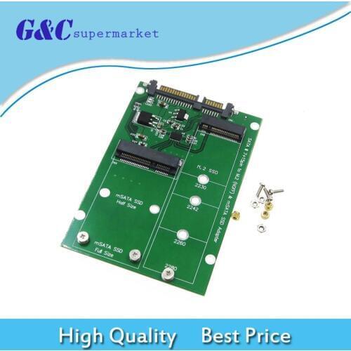 MSATA SSD to SATA M.2 B / B+M KEY NGFF & 2.5" III Board Adapter Transfer Card diy electronics