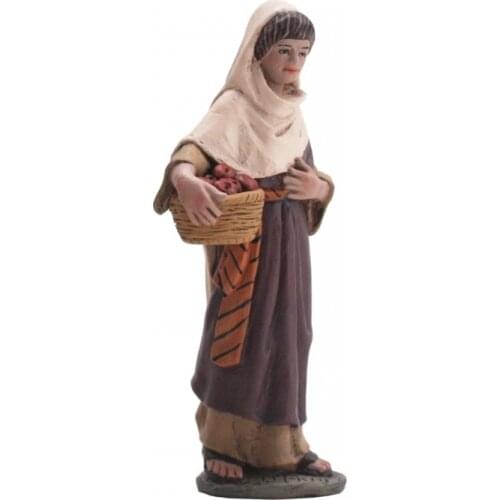 Christmas Nativity Scene, Birth, manger, original Replica J.L.Mayo copy of Pastora rebaño con vara BEL108