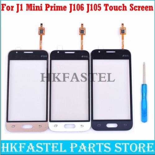 HKFASTEL For Samsung Galaxy Duos J1 Mini J105 SM-J105F J1 Mini Prime J106 Touch Screen LCD Display Digitizer Front Glass Lens