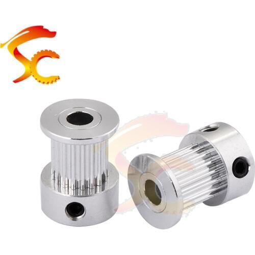 2M 24 teeth Aluminum Alloy Timing Pulleys bore 8mm for belt width 15mm CNC Engraving Machine Automatic equipment Accessories