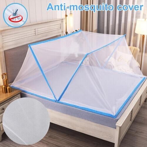 Foldable Mosquito Net Breathable Bed Tent Fast Installation Canopy Netting For Outdoor Camping Travel For Babies Adult