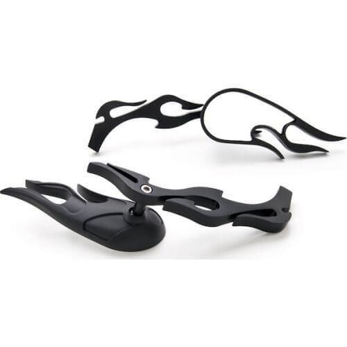 Brand new Flame Custom Black Mirrors For Gold Wing Goldwing GL 500 650 1000 1100