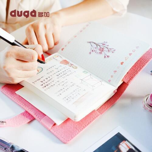 Felt Notebook A5 A6 Spiral Notebook Diary Ring Binder Journal Agenda Planner Embroidery Process Organizer