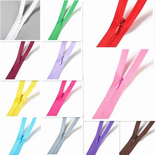 10pcs 3#30-50cm (12-20 inches) Concealed zipper Tailor sewing process Multi-color optional
