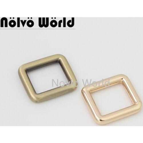 10-50 pieces 5 colors 16mm 5/8" inner luggage womanbag webbing adjust square buckle rings purse accessories