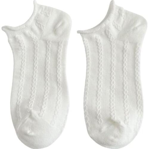 10Pairs/Lot Quality Thin Pure Cotton Soft White Socks Breathable Absorbing Sweat Socks Kids School Socks Students Summer Socks