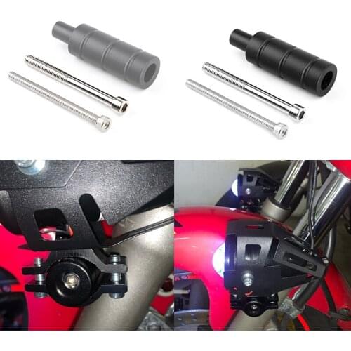 Artudatech Aluminum M8 M6 Motorcycle Headlight Fog Light Mount Bracket Extender Support Bar Universal For For BMW Motor Part