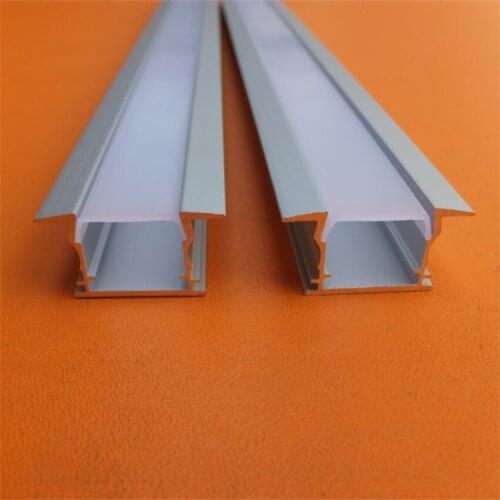 Free Shipping 2m/pcs75pcs/lot China top aluminium profile manufacturers led aluminium profile with cover and ends for led strip