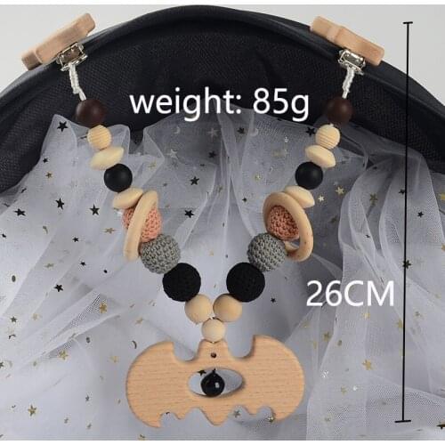 Baby Toy Set Personalize Name Teether Rattle Bracelet Wooden Clip Pacifier Clip Chain Stroller Toys Bed Bell Around Bebe Gifts