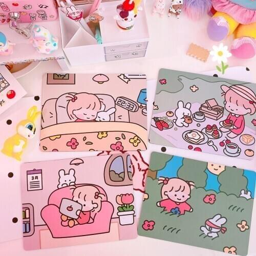 Diy cute cartoon non-slip pad for office computer mouse pad high quality rubber mouse pad gaming mouse pad