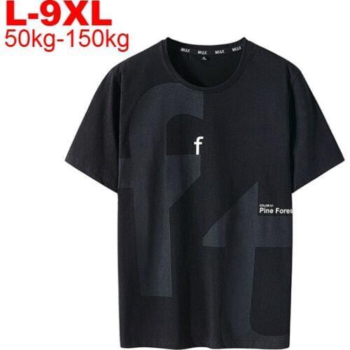 T Shirt Men Oversize Hip Hop Tshirt Men Black White Red T Shirts For Men Big Size Tshirts Mens T Shirts Fashion New Trending