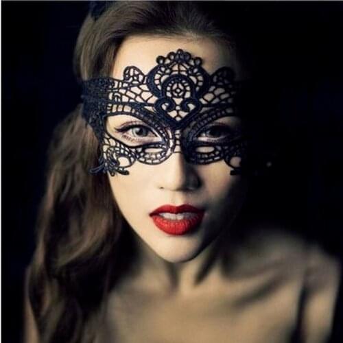 HOT SALES!!! 1 PC Women Hollow Lace Masquerade Face Mask Sexy Women Props Costume Halloween Masquerade Mask