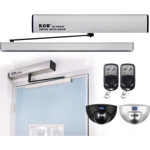 2020 Hot Automatic Swing Door Opener single leaf 100kg loading weight kit 1 Access Control Remote control exit button