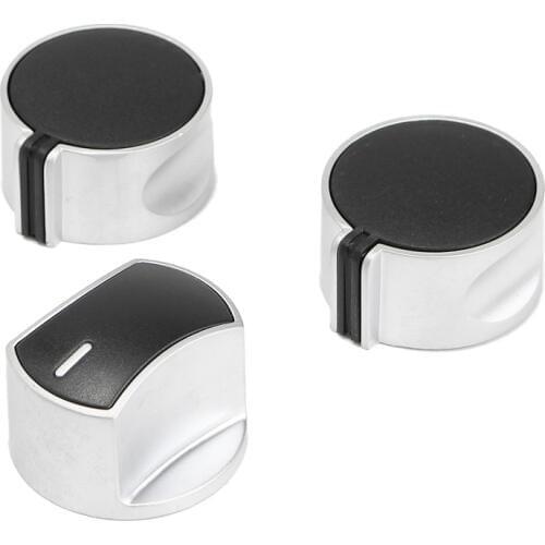 Metal Silver Universal Silver Gas Stove Knobs Cooker Oven Hob Kitchen Switch Control Newest 168 button/302 button/302C button