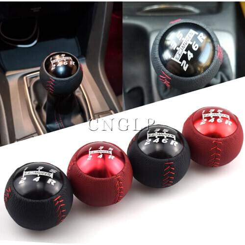 Mugen Black/Red 5/6 Speed M10x1.5 Manual Gear Shift Knob for Honad Civic Fit Accord EK9 EP3 FN2 DC2 DC5 S2000 FD2