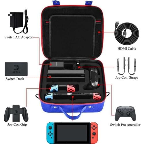 Nintend Switch Storage Bag Colorful Protective Carrying Portable Case for Nintendo Switch Nintendoswitch NS Game Accessories