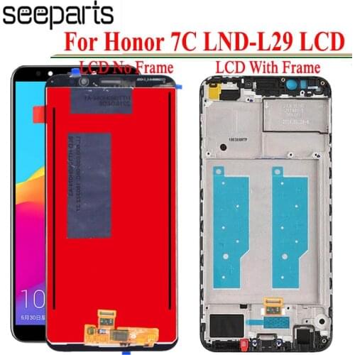 Original Display For Huawei Honor 7C Pro LCD Display Touch Screen LND-L29 LND-AL30 LND-AL40 For Huawei Honor 7C LCD With Frame