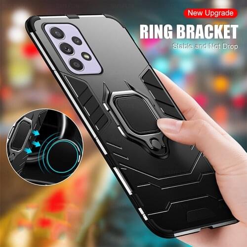 Shockproof armor case For samsung a 52 5g case For samsung galaxy a52 a 52 52a 5g SM-A526B stand magnetic car ring phone cover