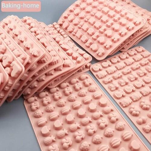 3D Cartoon Silicone Mold Creative DIY Candy Chocolate Mold Practical Baking Accessories Cute Animal Cake Decorating Tools
