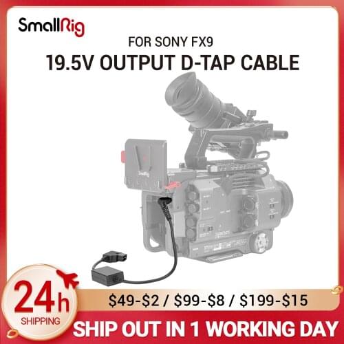 SmallRig 19.5V Output D-Tap Power Cable for Sony FX9 Anti-reverse insertion design 2932