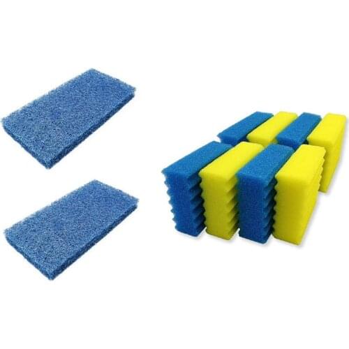 The Replacement Pond Filter Sets and Japanese Rattan Cotton Filters Fit for SunSun CBF-350 CBF-350B