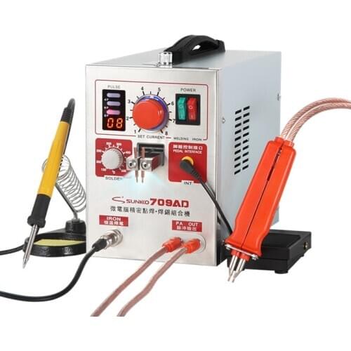 709AD Battery Spot Welder 2.2kw High power battery Spot welding digital display mobile soldering 18650 Pulse spot welders