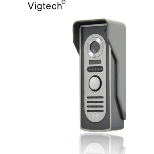 Vigtech Video Door Phone Intercom System Video Door Bell Outdoor Camera /CMOS IR Night Vision For home/apartment Free Shipping
