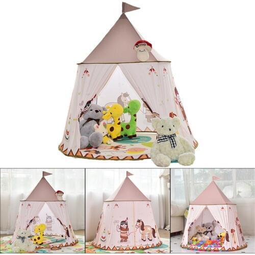 Princess Teepee Playhouse Childrens Room Toy Baby Gift Tipi Play Tent Ball Pool House Room Kids Baby Tenda Infantil Tents