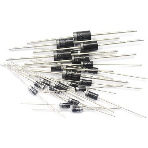 1N4004 1N4005 1N5404 1N5408 1N5819 1N5822 1N5824 6A10 10A10 FR107 SB560 FR157 BYV26D RU4A UF4007 Rectifier Diode