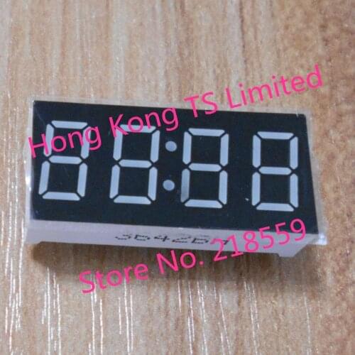 0.36 inch digital tube 12pin 4 bit common cathode / anode 0.36 inch red 4-bit highlight Clock digital tube