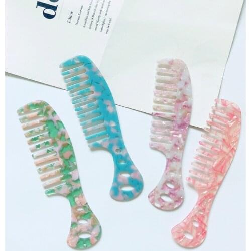 1pc Acetate Hair Combs Comfortable Anti-static Hairdressing Comb Hair Cutting Brush Women Hair Styling Tool