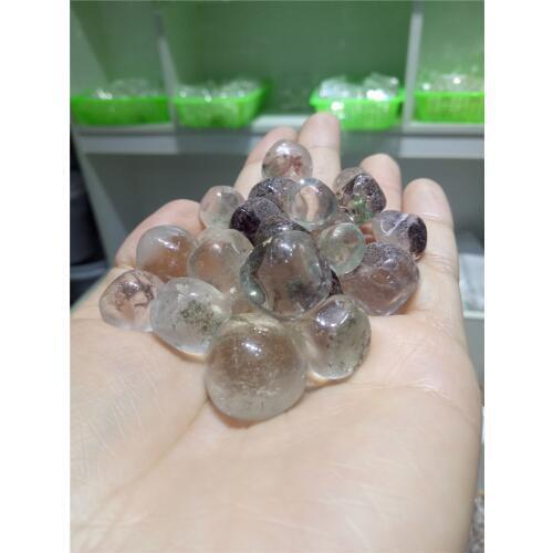 100g rare 100% natural colorful ghost crystal tumbled minerals healing crystal gemstone for fish tank plant aquarium decoration