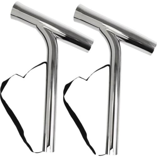 Marine Boat 2 Pcs Stainless Steel Fishing Outrigger Holder Rod Holder