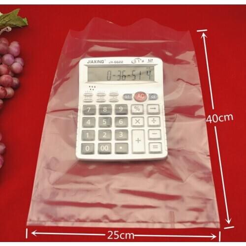 25X40CM 6C Transparent bag PE high pressure plastic bag 100PCS Vacuum bag
