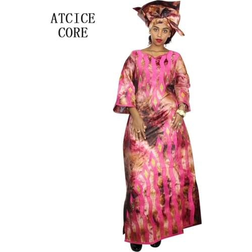 African basin riche embroidery dashiki african clothing 100% cotton african dresses for women