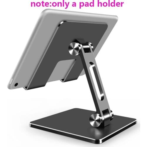 Aluminum Tablet Stand Adjustable Stand Large Tablet Foldable Holder Dock For iPadPro 12.9 11 10.2 Air Mini Samsung Xiaomi Huawei