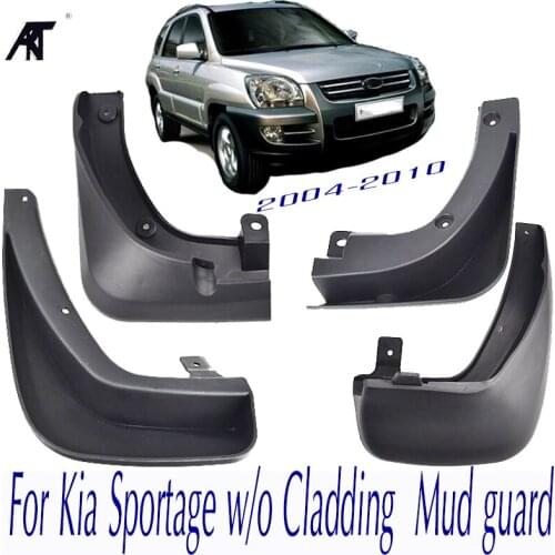 Car Mud Flaps For Kia Sportage w/o Cladding 2004 2005 2006 2007 2008 2009 2010 Mud Flap Flaps Splash Guards Mudguard Accessories
